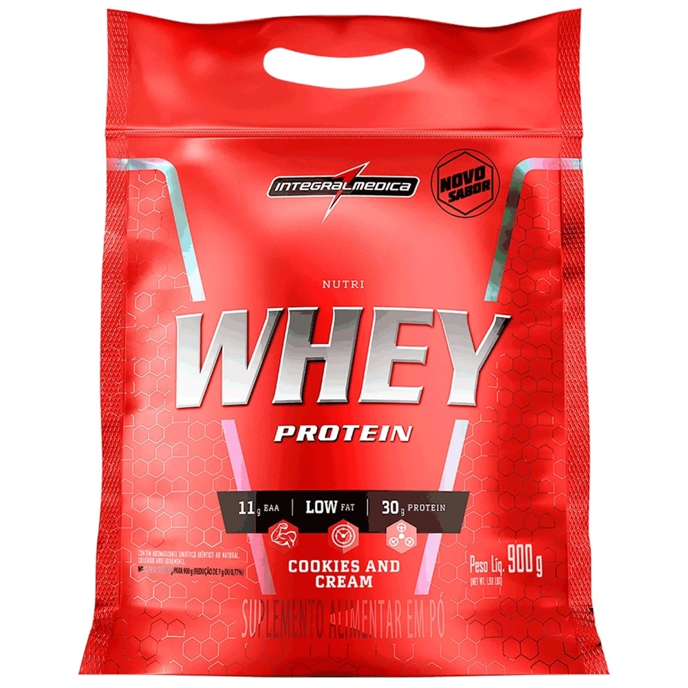 Nutri Whey Protein 907g – Refil Integralmedica – Full Entrega Rapida (Cookies) — Integralmedica | Farmácia Resyla