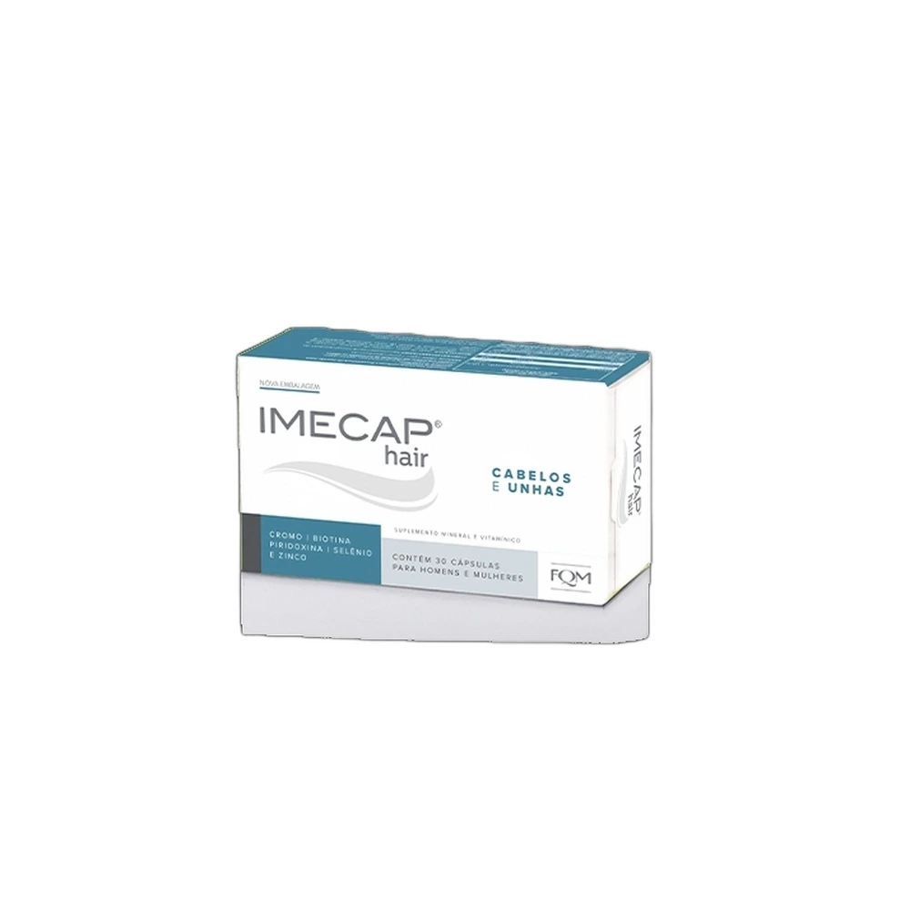 Imecap Hair Cabelos e Unhas com 90 Cápsulas — Farmoquimica | Farmácia Resyla