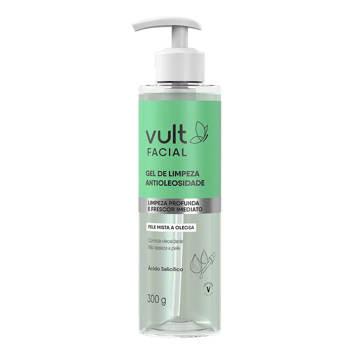 Gel de Limpeza Vult Facial Antioleosidade 300g — Vult | Farmácia Resyla