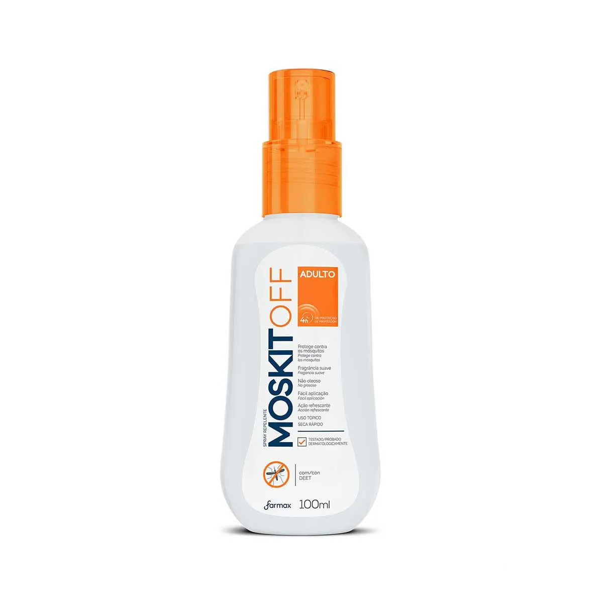 Repelente de Inseto Adulto Moskitoff com DEET Spray 100ml — | Farmácia Resyla
