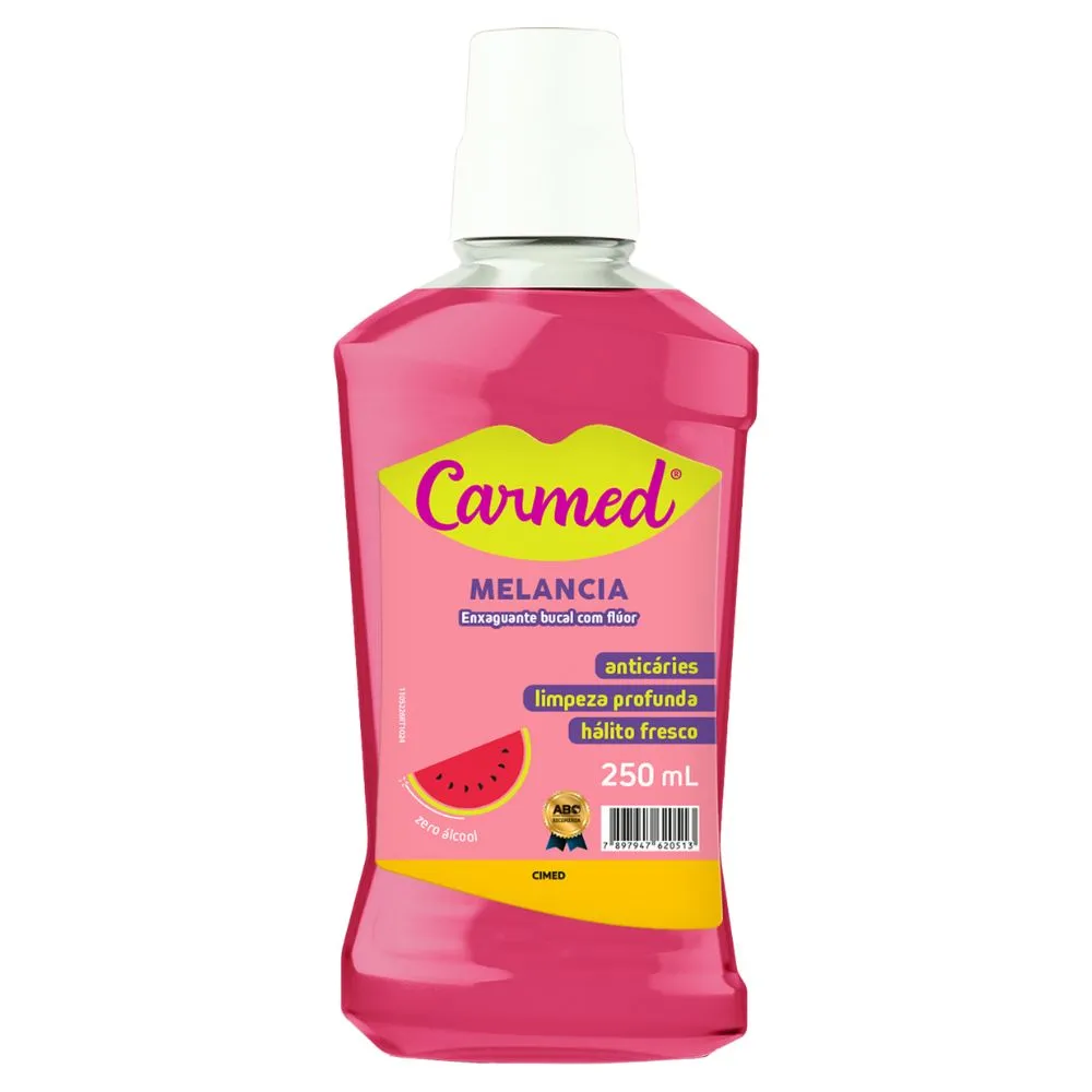 Enxaguante Bucal Carmed Melancia 250ml — | Farmácia Resyla