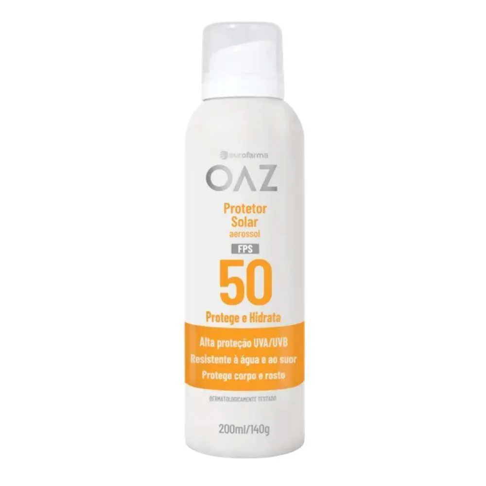 Protetor Solar Aerosol Oaz Fps 50 Eurofarma 200Ml — Eurofarma | Farmácia Resyla