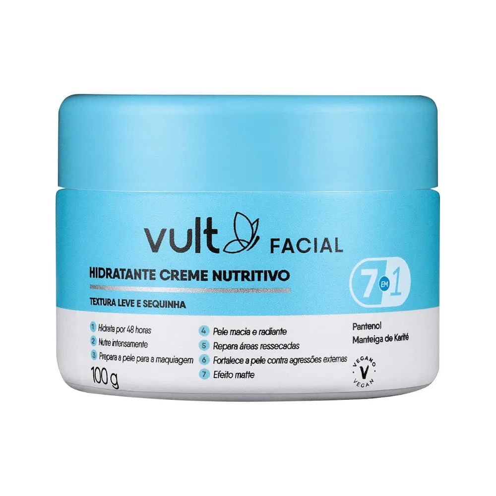 Hidratante Vult Facial 100gr Creme Nutritivo — Vult | Farmácia Resyla
