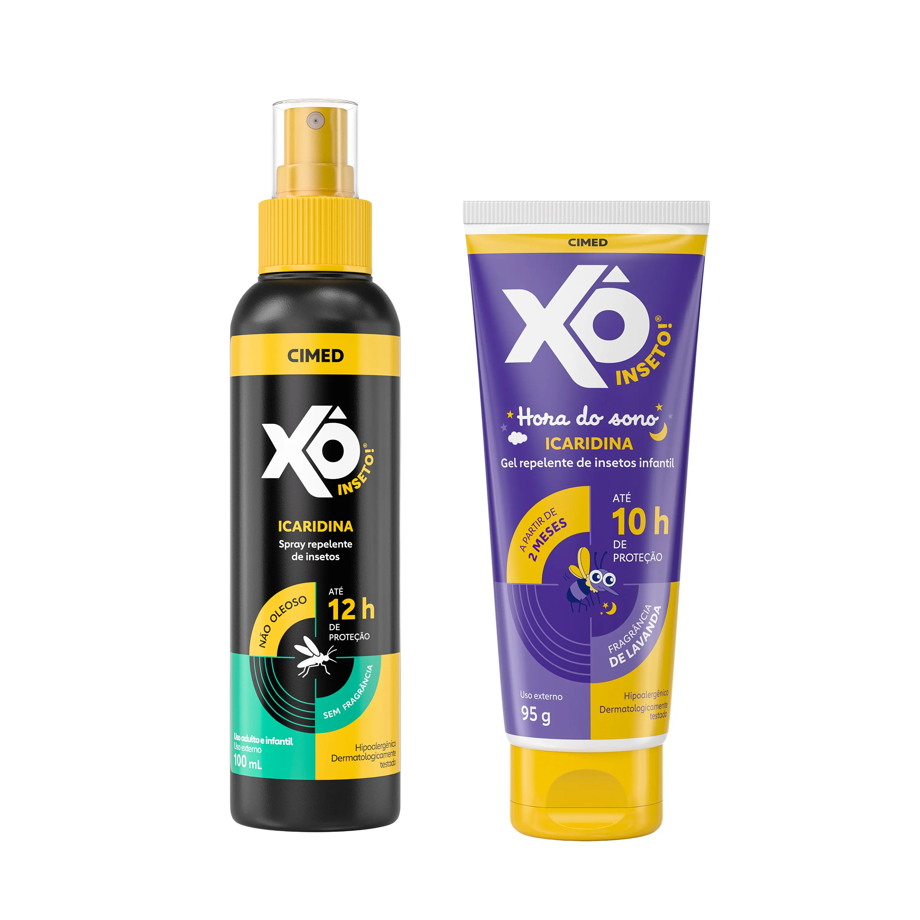 Kit Xô Inseto Repelente de Insetos Spray 100ml + Repelente Infantil Hora do Sono Gel Icaridina 100ml — | Farmácia Resyla