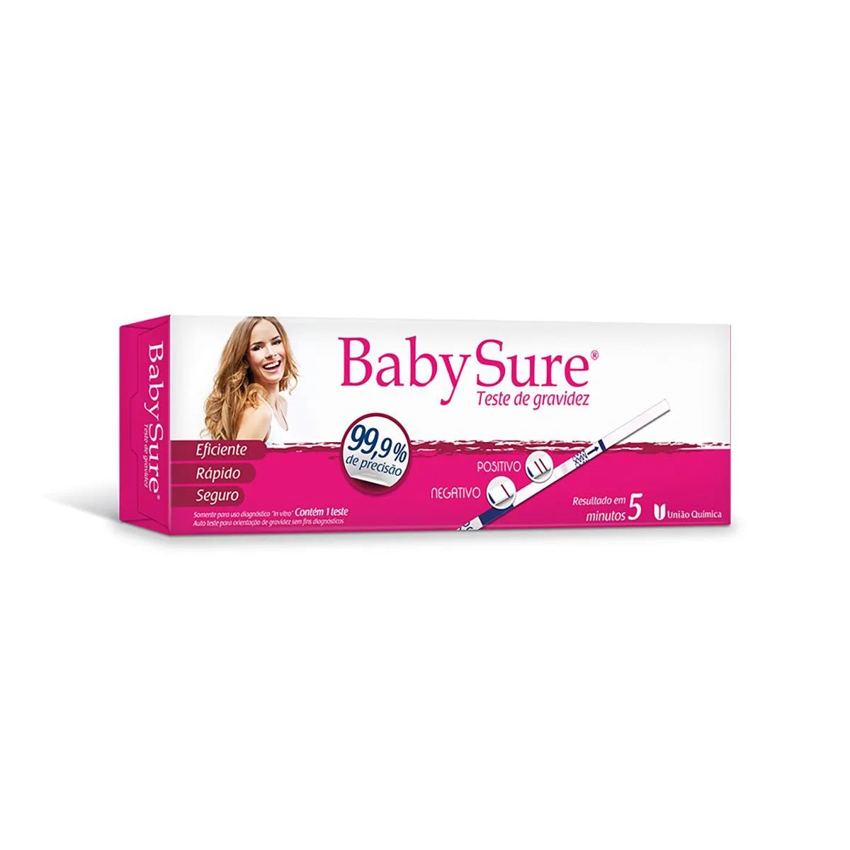 Teste de Gravidez Baby Sure Tira 1 Unidade — | Farmácia Resyla