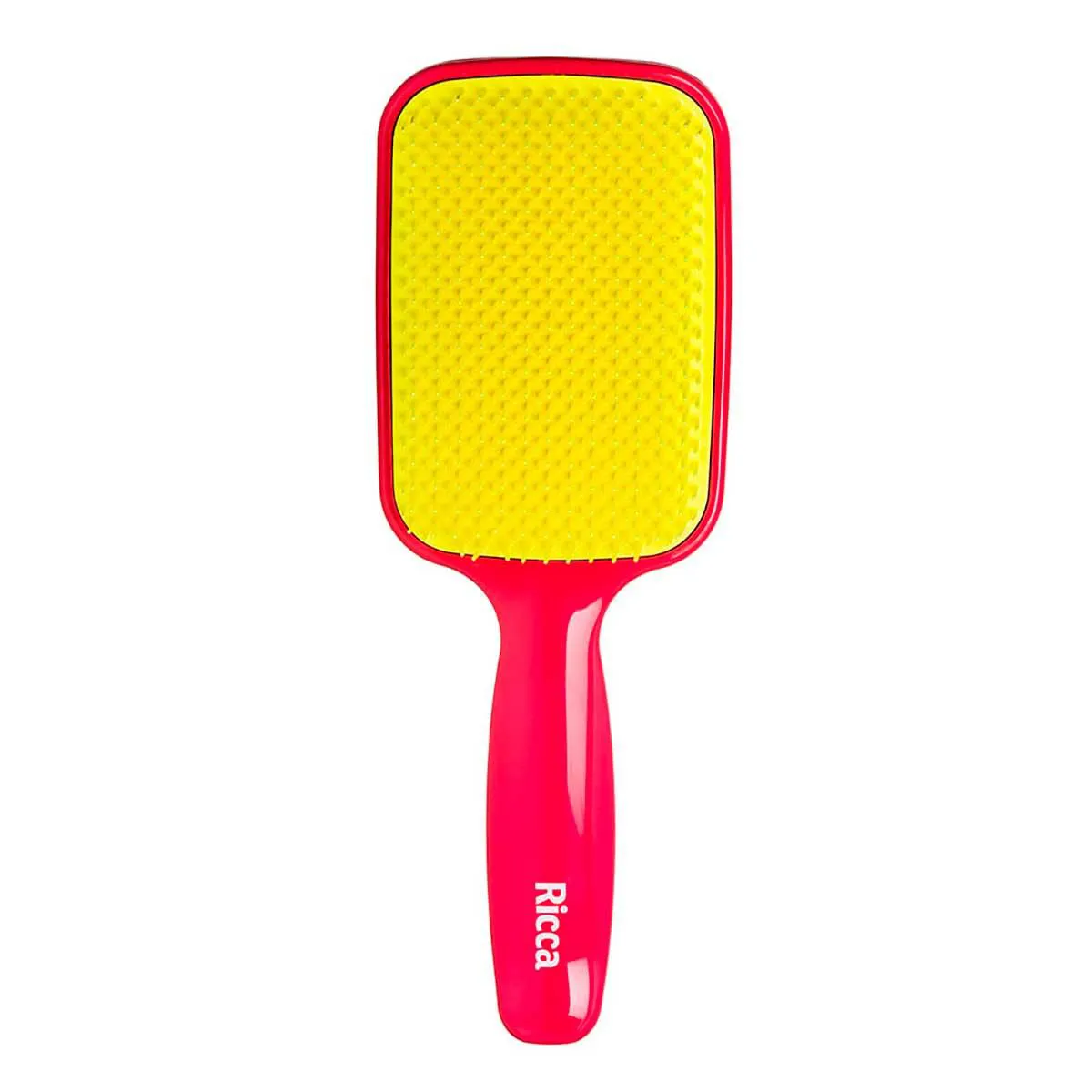 Escova de Cabelo Ricca Raquete Flex Rosa - 1 unidade — Ricca | Farmácia Resyla