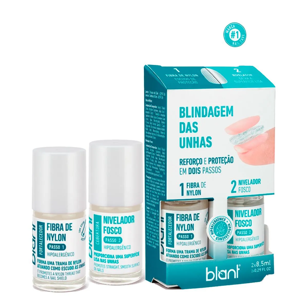 Blant Blindagem das Unhas Fibra de Nylon + Nivelador — | Farmácia Resyla