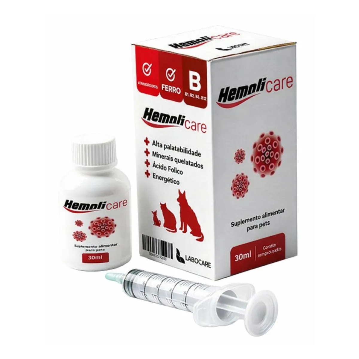 Hemoli Care Multivitamínicos, Suplemento Alimentar para Cães e Gatos - 30Ml — | Farmácia Resyla