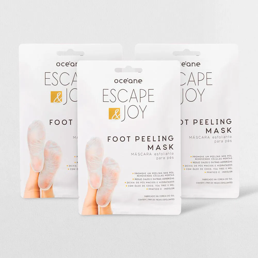 Kit Pés Renovados - Máscara Esfoliante Para Pés (3 Produtos) — | Farmácia Resyla