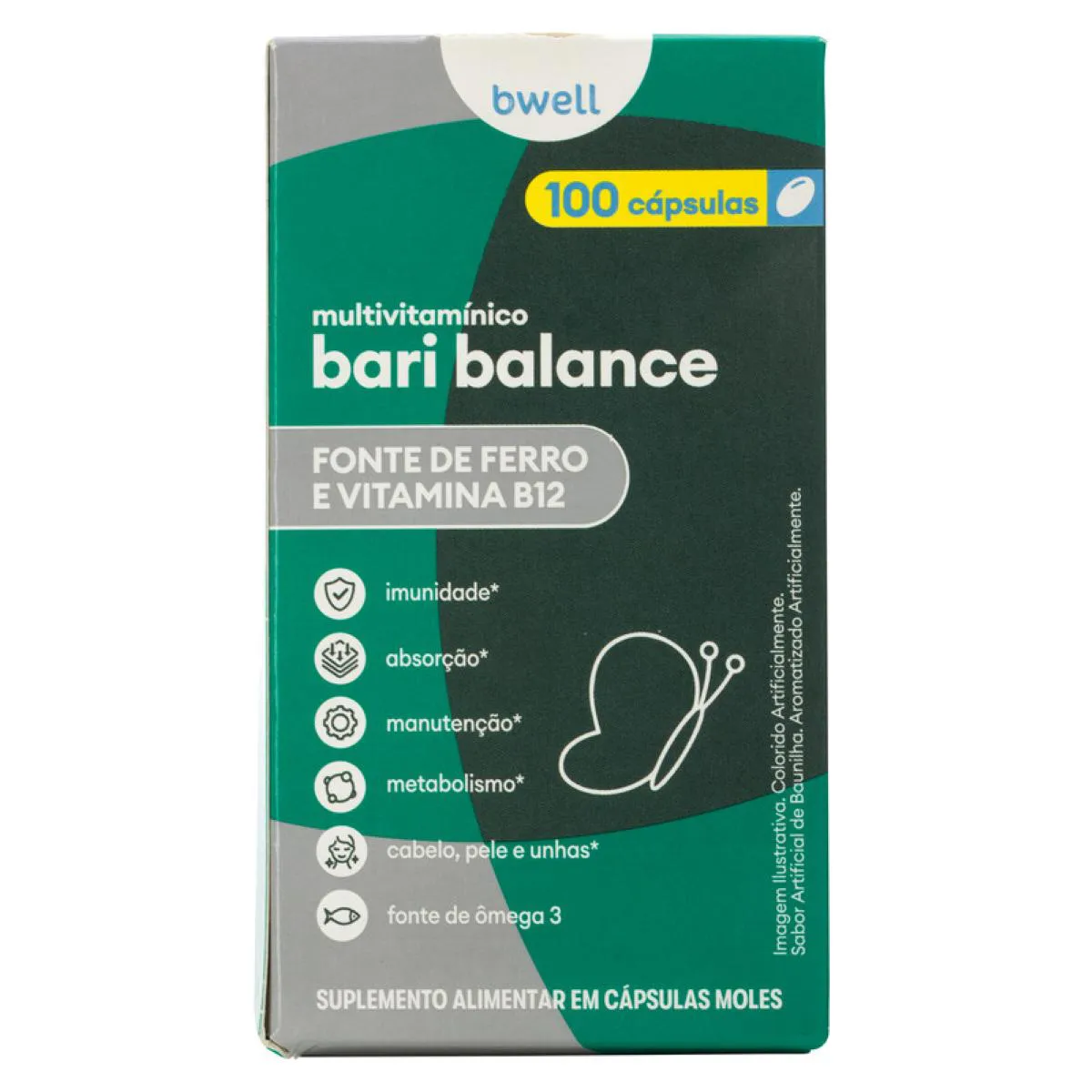 Polivitamínico Bariátrico Bwell Bari Balance 100 Cápsulas — | Farmácia Resyla
