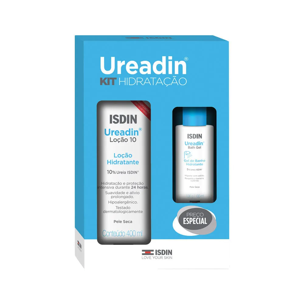 Ureadin Locao 10 Isdin 400ml+ Bath Gel 100ml — Isdin | Farmácia Resyla
