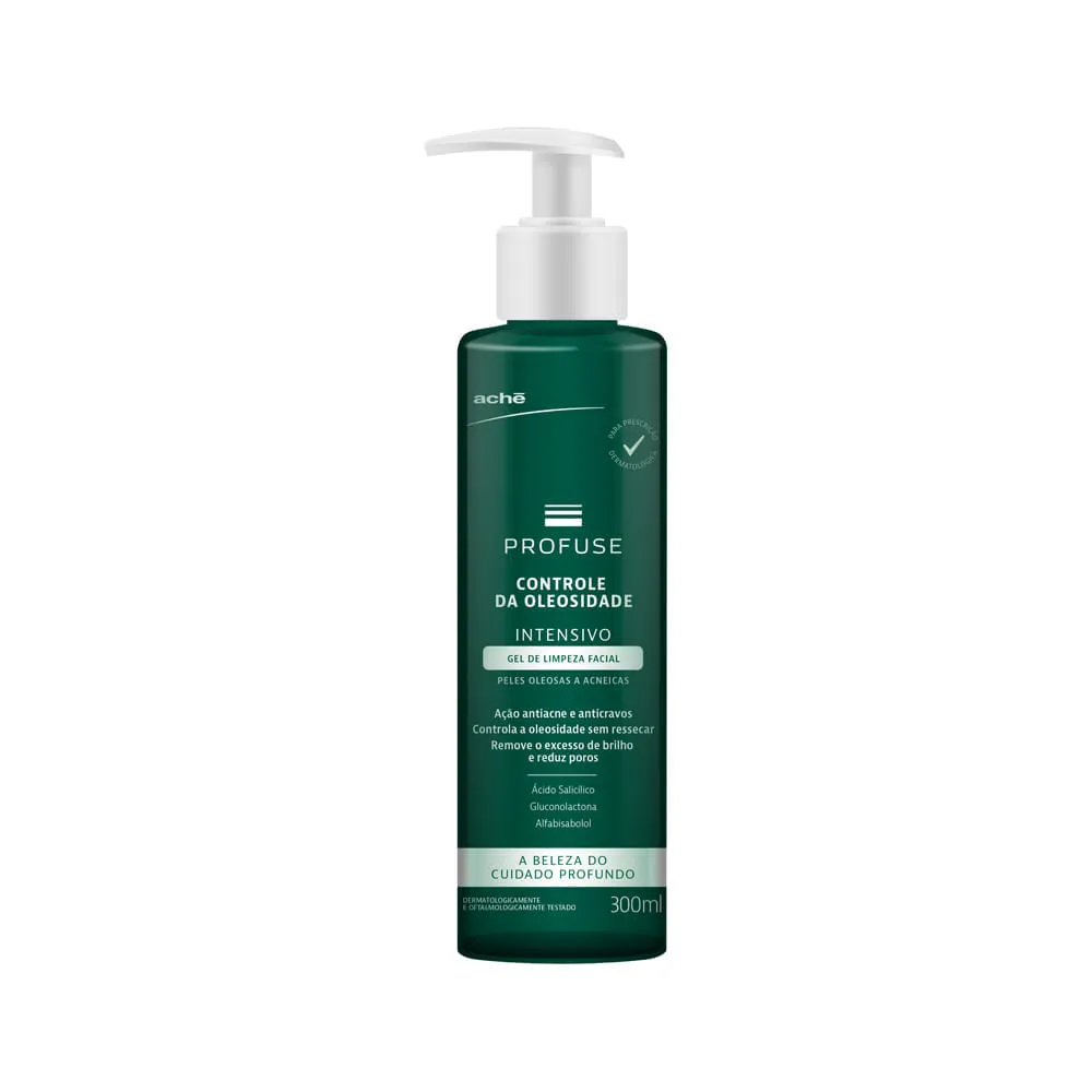 Gel Para Limpeza Facial Profuse Intensivo Pump 300ml Ache — Aché | Farmácia Resyla