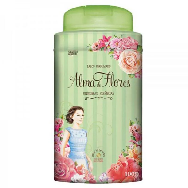 Talco Alma de Flores Finíssimas Essências Adulto 100g — | Farmácia Resyla