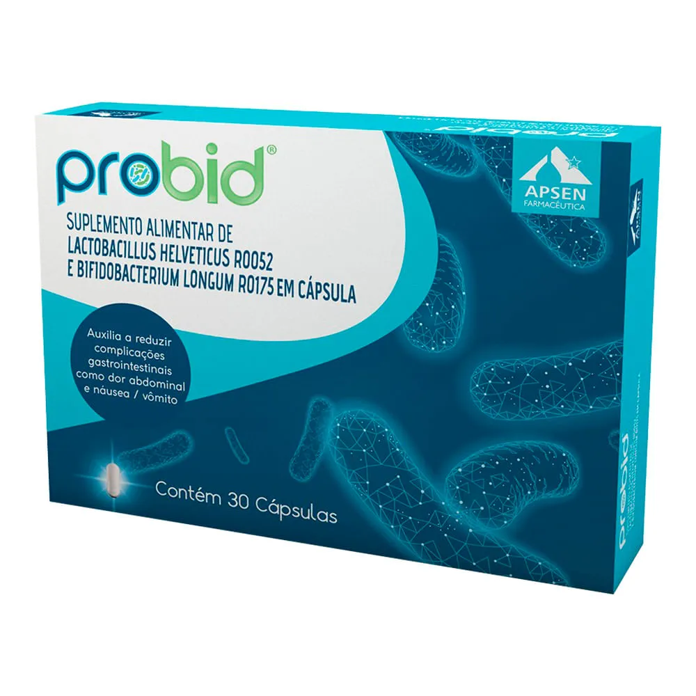 Probid Probiotico Lactobacillus Suplemento Alimentar 30 Capsulas — | Farmácia Resyla