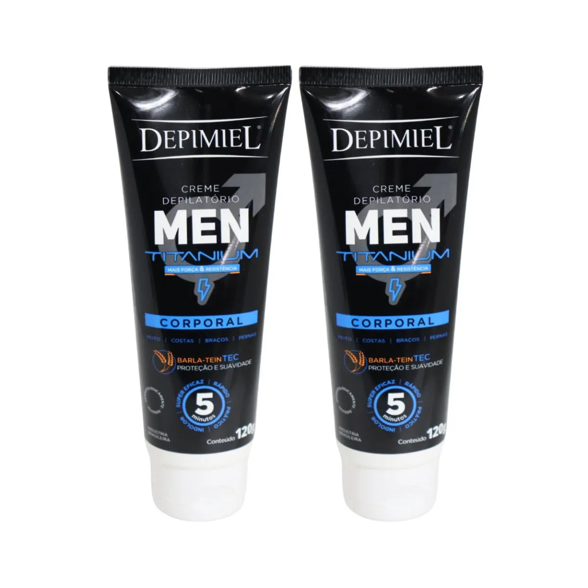 Kit 2 Creme Depilatório Men Corporal Masculino Depimiel — | Farmácia Resyla