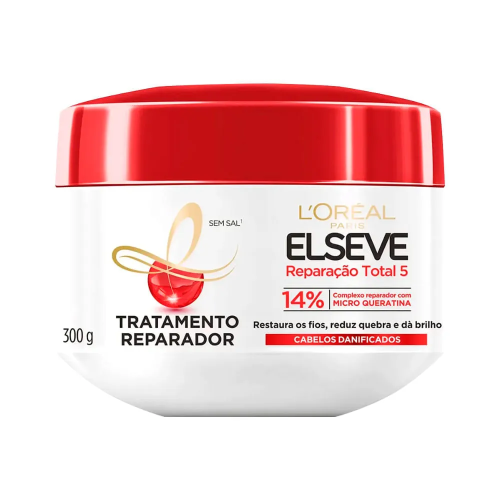 Creme Para Tratamento Elseve 300gr Reparacao Total 5 — Elseve | Farmácia Resyla