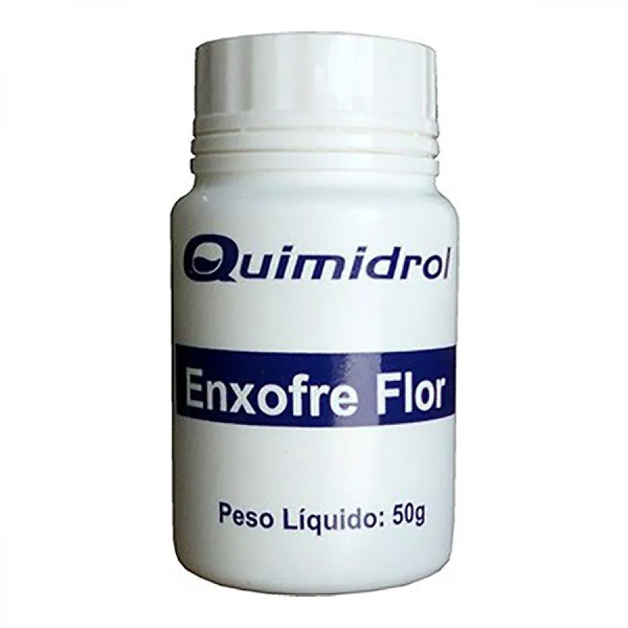 Enxofre Flor Quimidrol 50g — | Farmácia Resyla