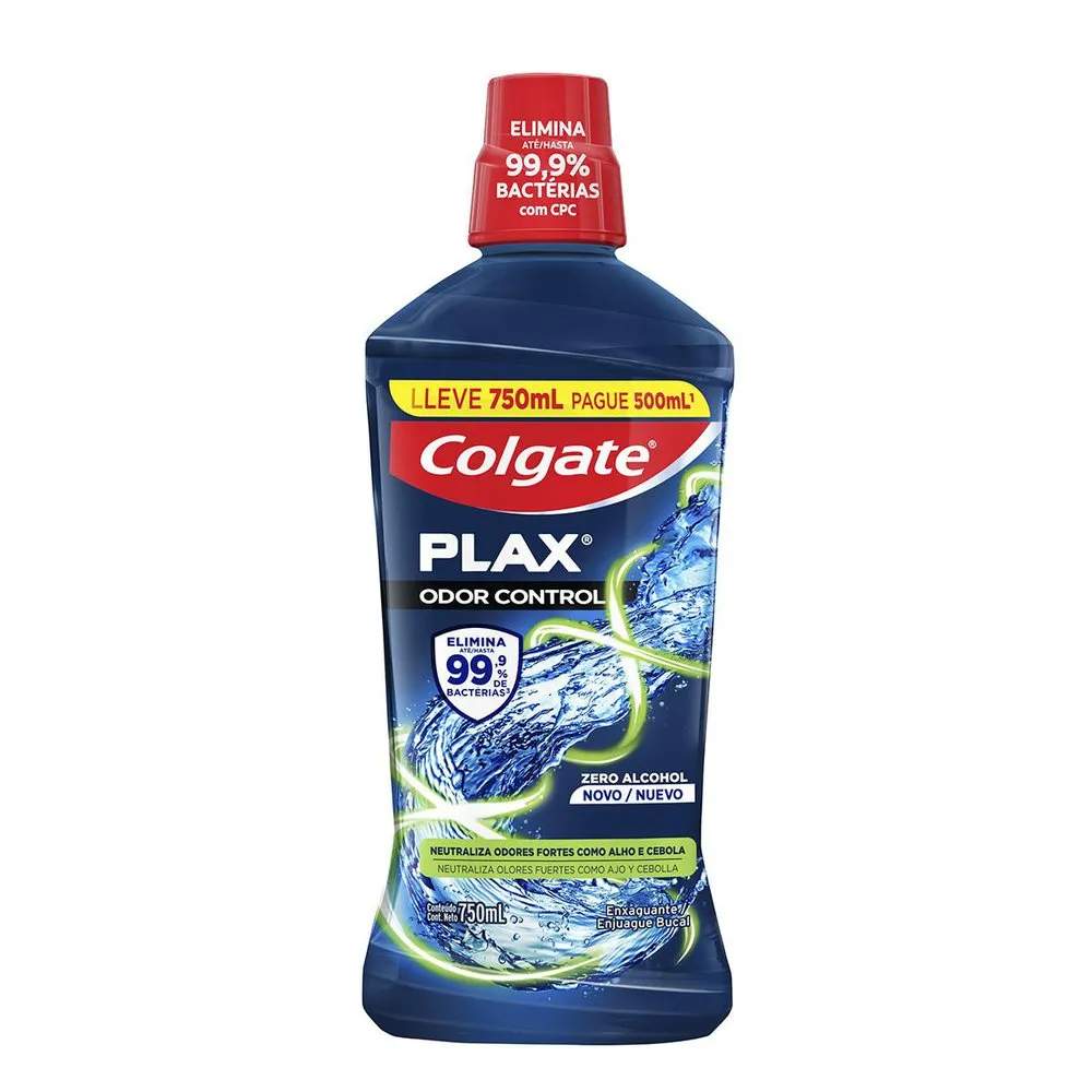 Enxaguante Bucal Colgate Plax Odor Control 750m — Colgate | Farmácia Resyla