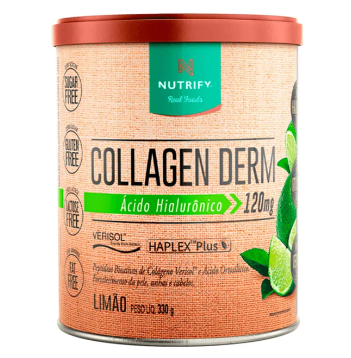 Colágeno Collagen Derm Nutrify sabor Limão 330g — | Farmácia Resyla