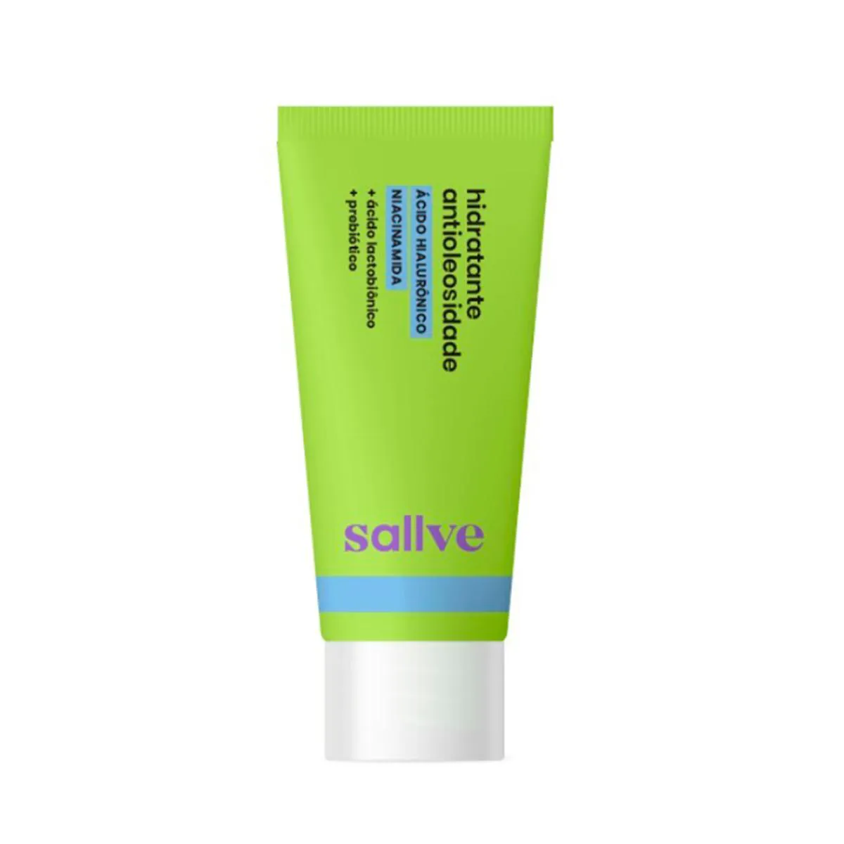 Hidratante Facial Antioleosidade Sallve Niacinamida + Ácido Hialurônico 40g — Sallve | Farmácia Resyla