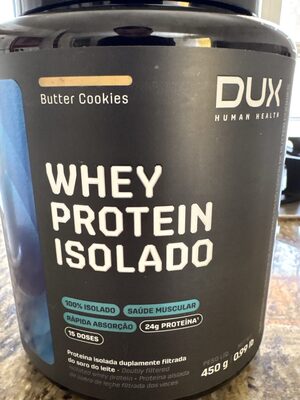 DUX Human Health Whey Protein Isolado Sabor Bitter Cookies — | Farmácia Resyla