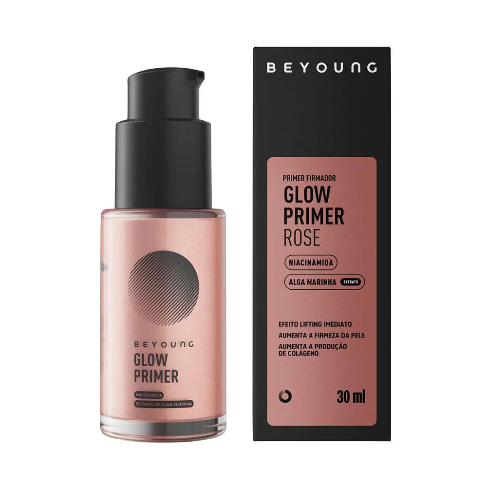 Primer Firmador Beyoung Glow Primer Rose 30ml — | Farmácia Resyla