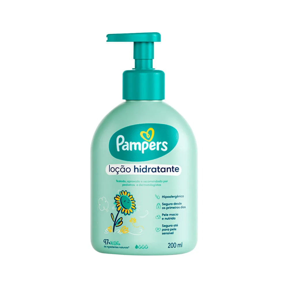 Hidratante Pampers 200ml Locao — Pampers | Farmácia Resyla