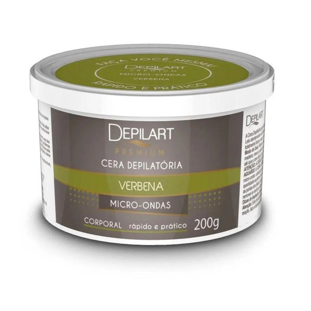 CERA DEPILATóRIA DE MICROONDAS DEPILART PREMIUM VERBE 200G — | Farmácia Resyla