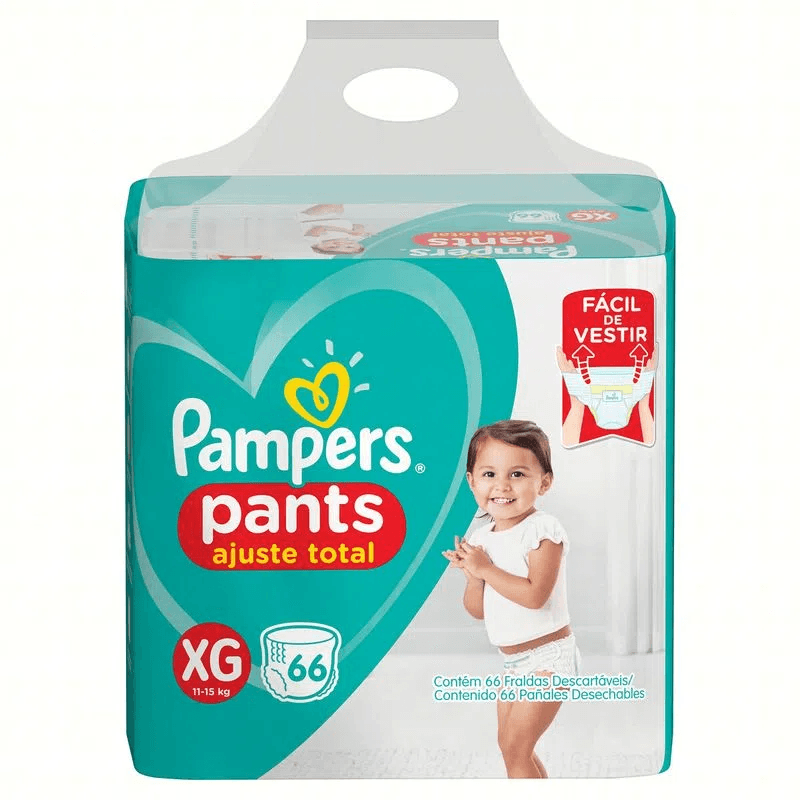 Fralda Pampers Pants Com 66 Tamanho Xg — Pampers | Farmácia Resyla