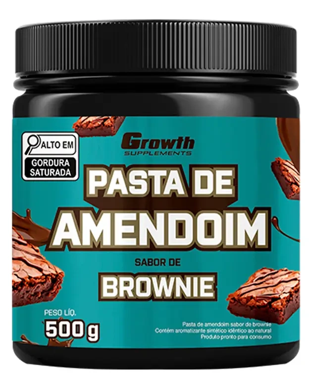 Pasta De Amendoim Sabor Brownie 500g — | Farmácia Resyla