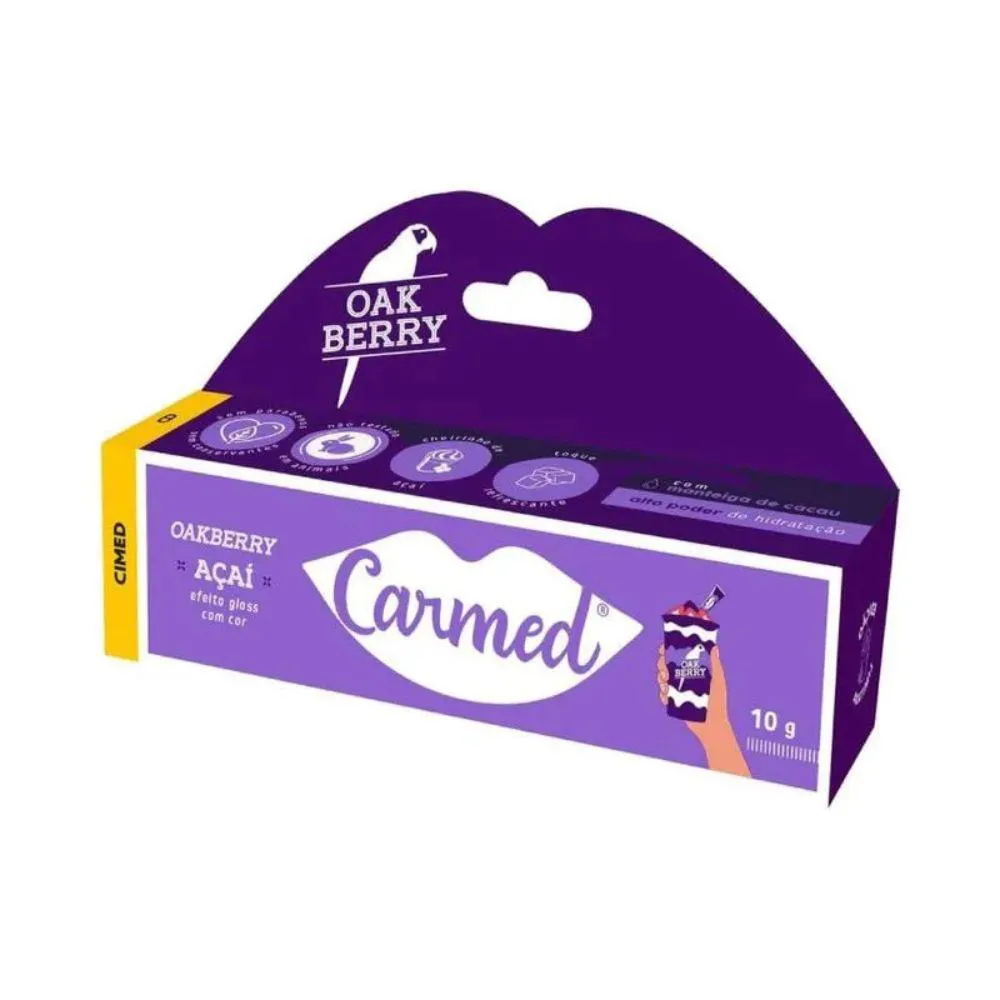 Carmed Hidratante Labial Açaí 10g — | Farmácia Resyla