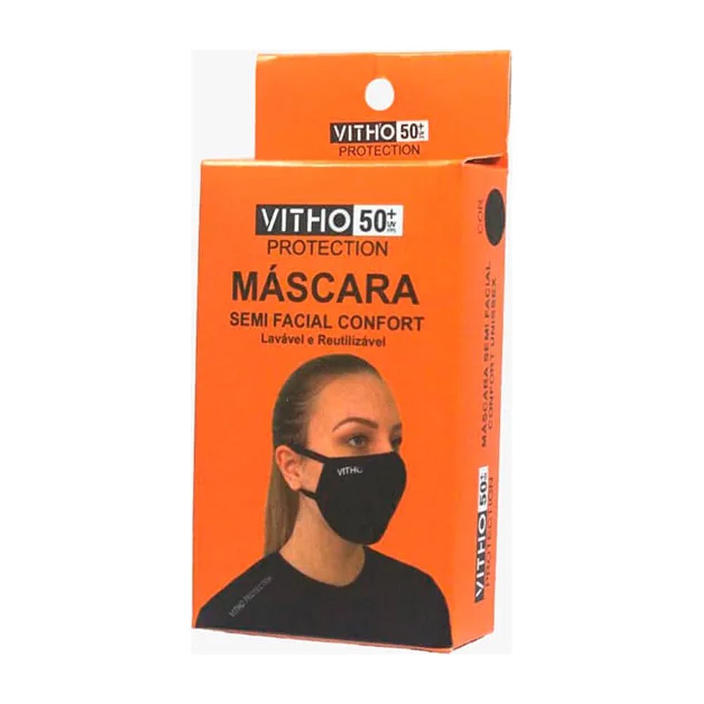 Mascara Confort Com Protecao Uv50 Preto 1 Unidade — | Farmácia Resyla