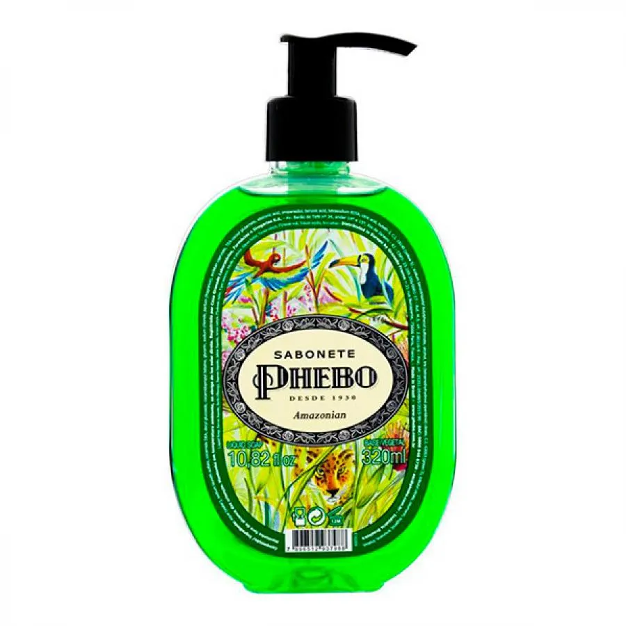 Sabonete Líquido Phebo Amazonian 320ml — Phebo | Farmácia Resyla