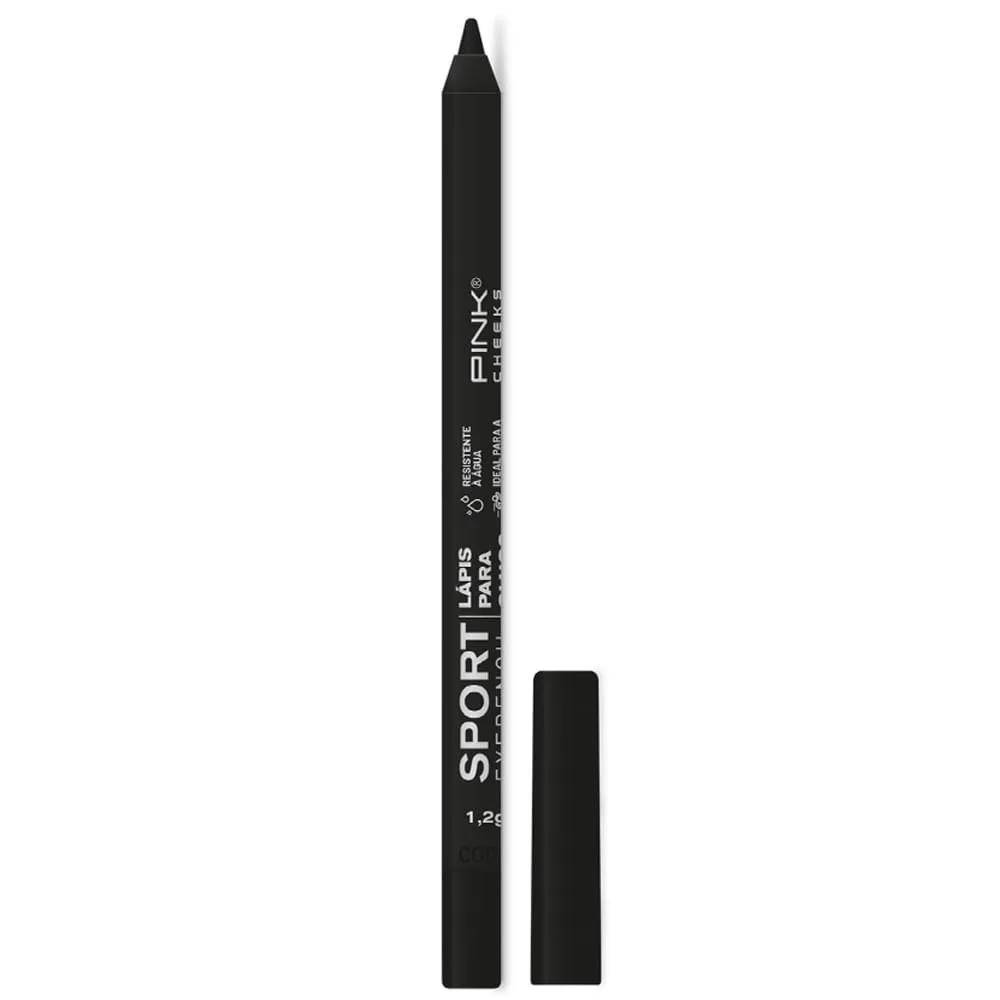 Lápis de Olho Pink Cheeks Sport Eyepencil Preto — | Farmácia Resyla