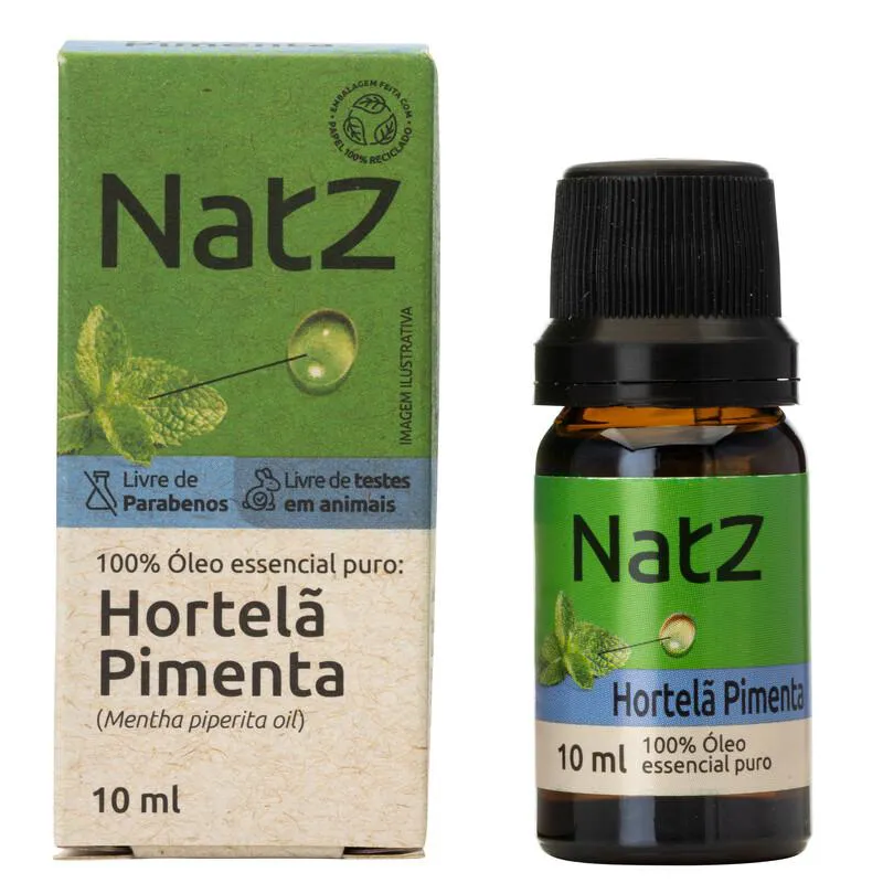 Óleo Essencial Natz Hortelã Pimenta 10ml — Natz | Farmácia Resyla