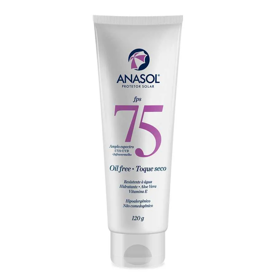 Protetor Solar Corporal Loção FPS 75 Anasol 120g — | Farmácia Resyla