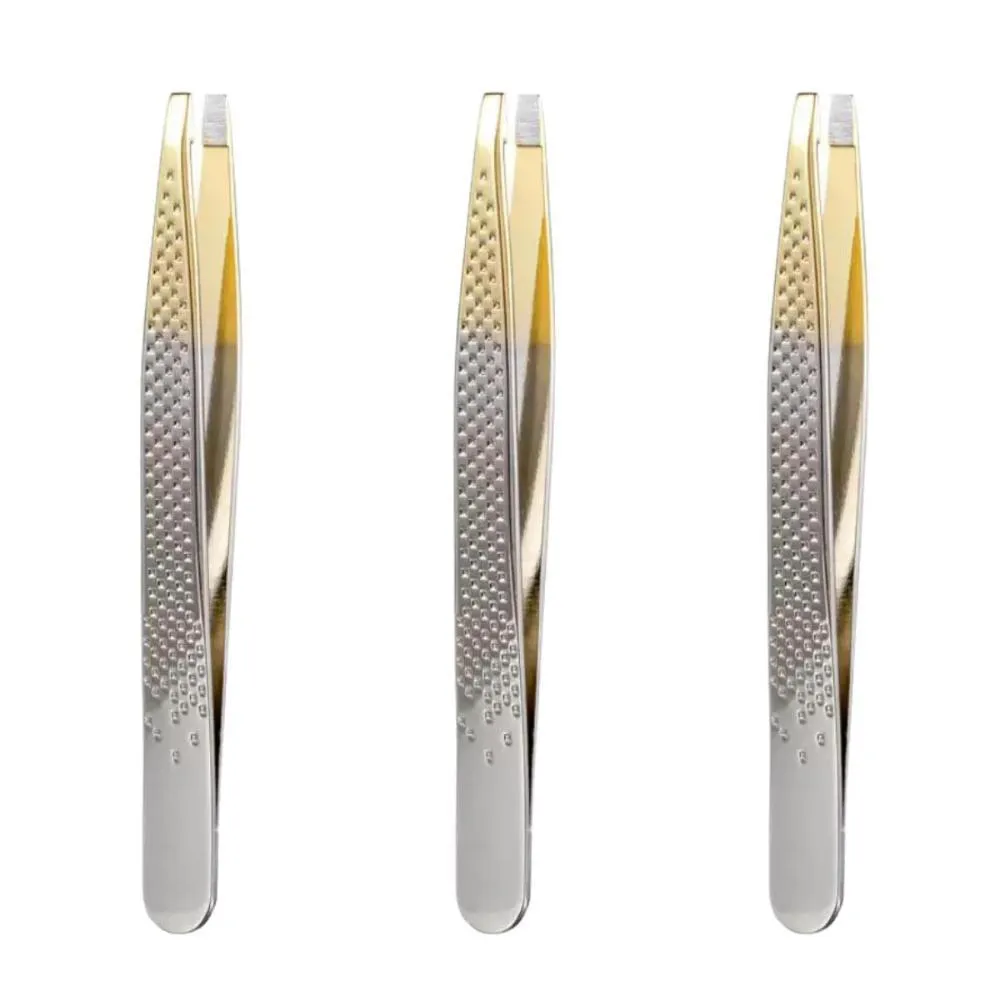 Kit Pinças Silver Gold Enox Belliz Ponta Reta Ref. 1700 C/3 — Belliz | Farmácia Resyla