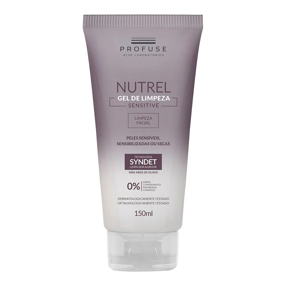 Gel De Limpeza Facial Profuse Nutrel Sensitive 150ml — | Farmácia Resyla