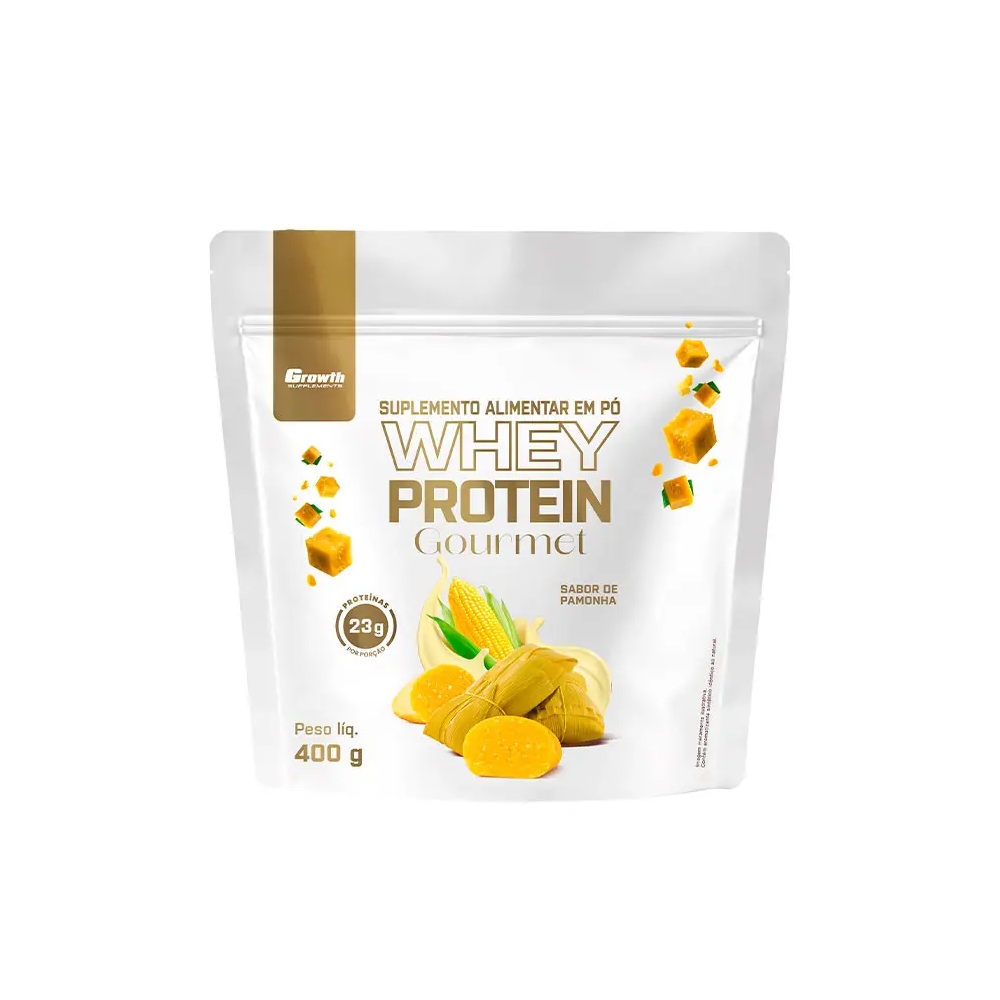 Growth Whey Gourmet 400g (Pamonha) — Growth | Farmácia Resyla
