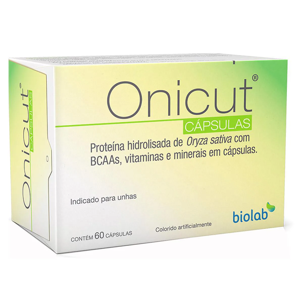 Suplemento Vitamínico e Mineral Onicut Unhas com 60 cápsulas — | Farmácia Resyla