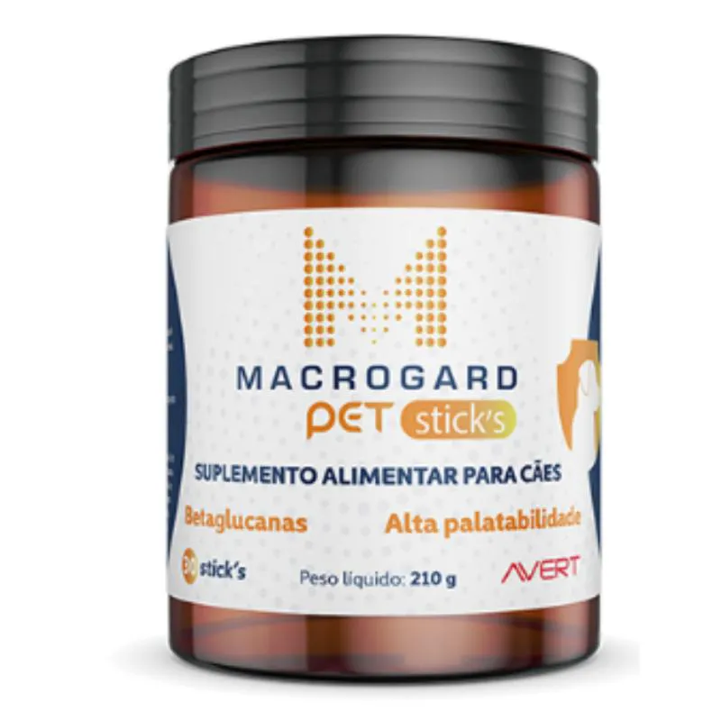 Suplemento Alimentar Macrogard Pet Sticks 30 Bastões para Cães — | Farmácia Resyla
