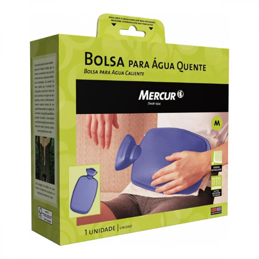Bolsa Para Água Quente Mercur Lilás Média 1,4l — | Farmácia Resyla