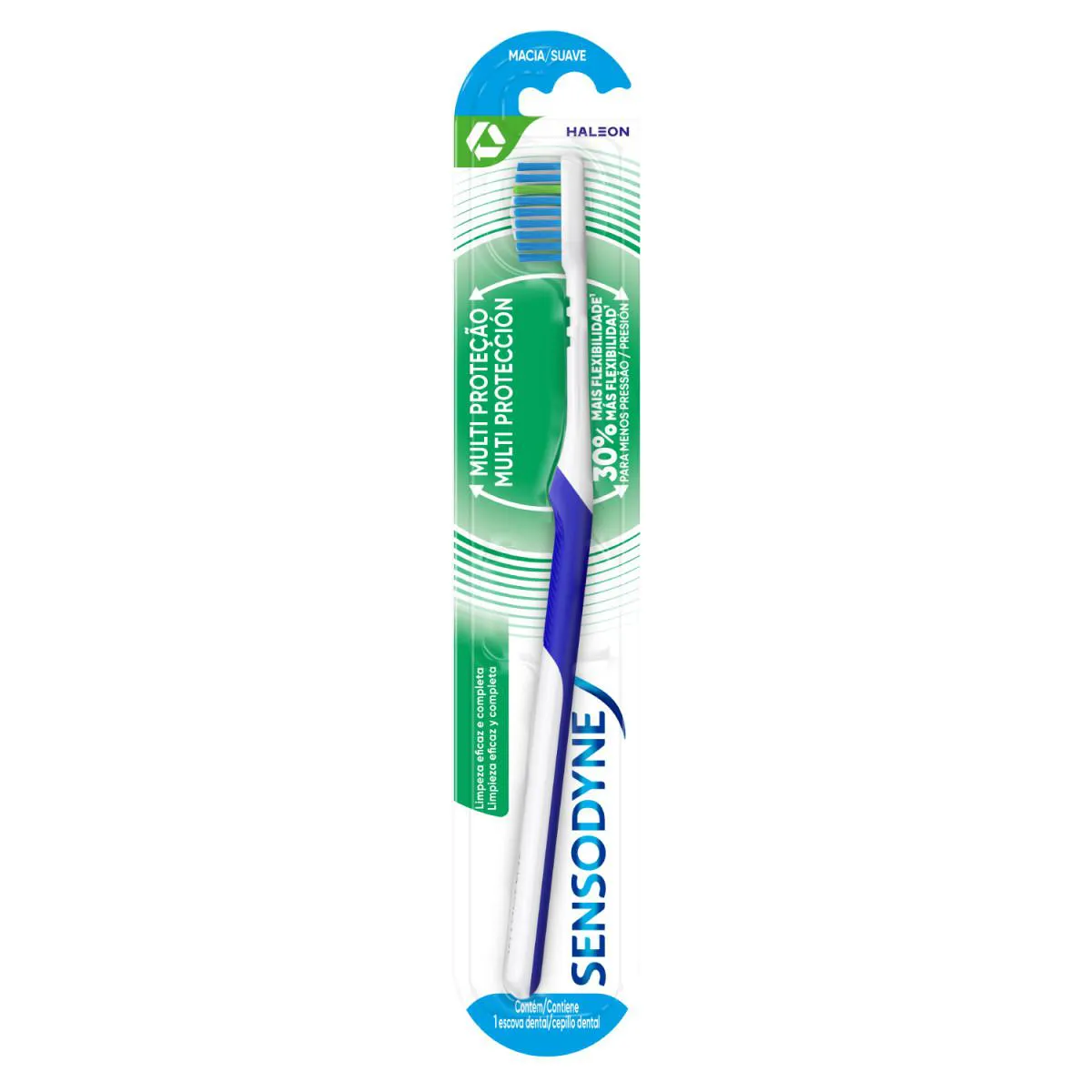 Escova de Dente Sensodyne Multi Proteção Macia com 1 unidade — Sensodyne | Farmácia Resyla