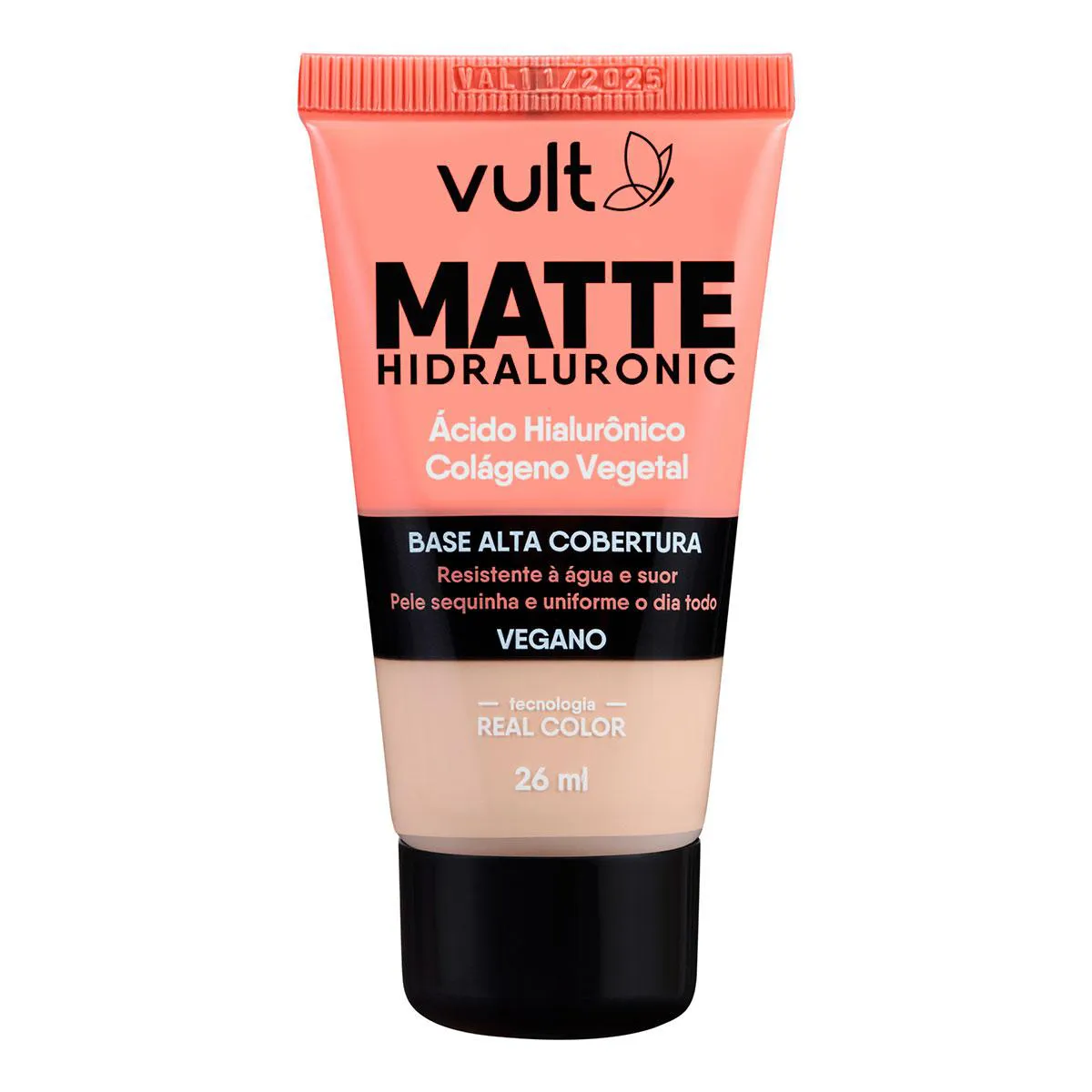 Base Líquida Vult Hidraluronic Matte 26ml - Cor V120 — Vult | Farmácia Resyla