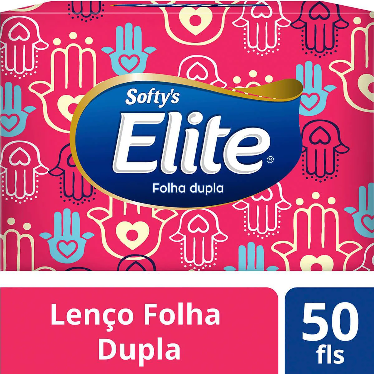Lenço de Papel Softy's Elite Folha Dupla com 50 unidades — | Farmácia Resyla