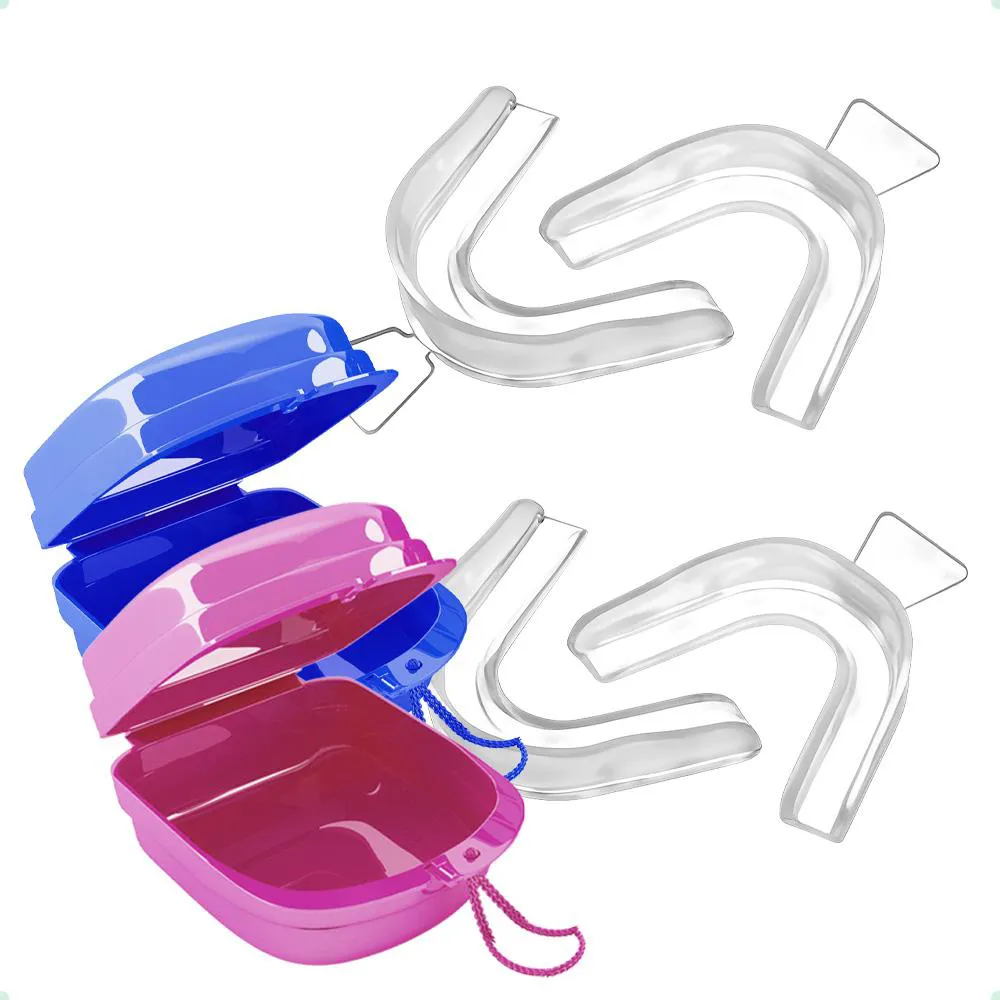 Kit 4 Moldeiras Clareamento Dental Termomoldável + 2 Cases — | Farmácia Resyla