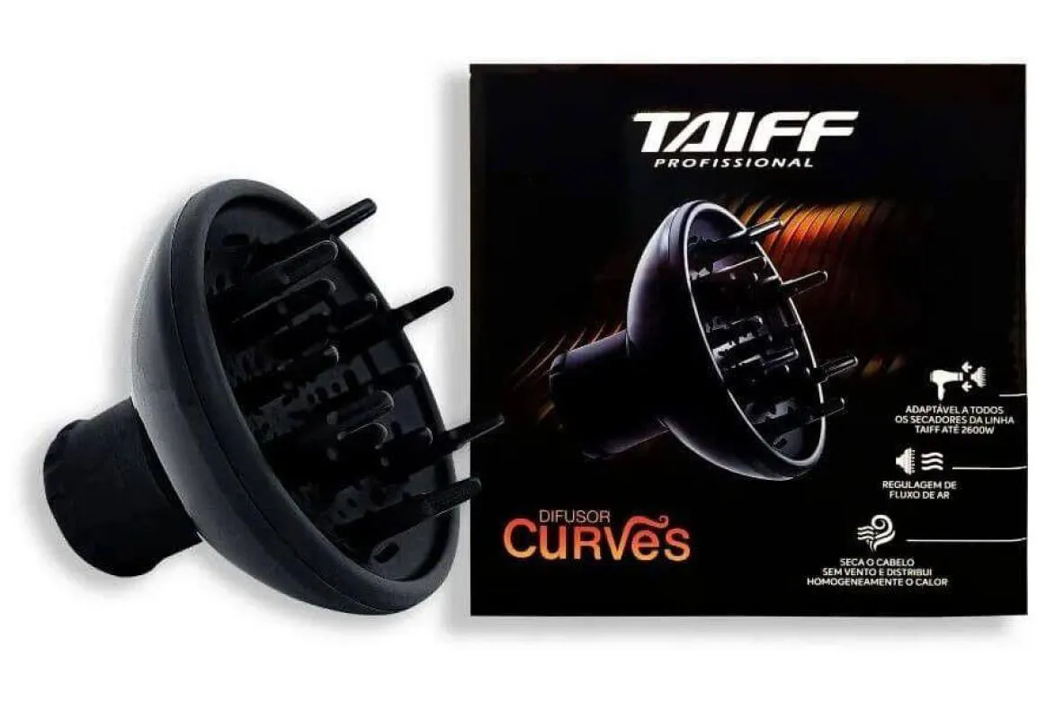 Difusor de Ar Definidor de Cachos Curves Taiff — Taiff | Farmácia Resyla