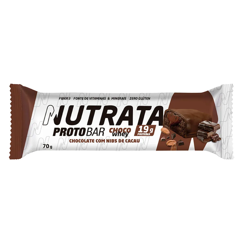 Barra De Proteína Nutrata Protobar Choco Whey 70g — Nutrata | Farmácia Resyla