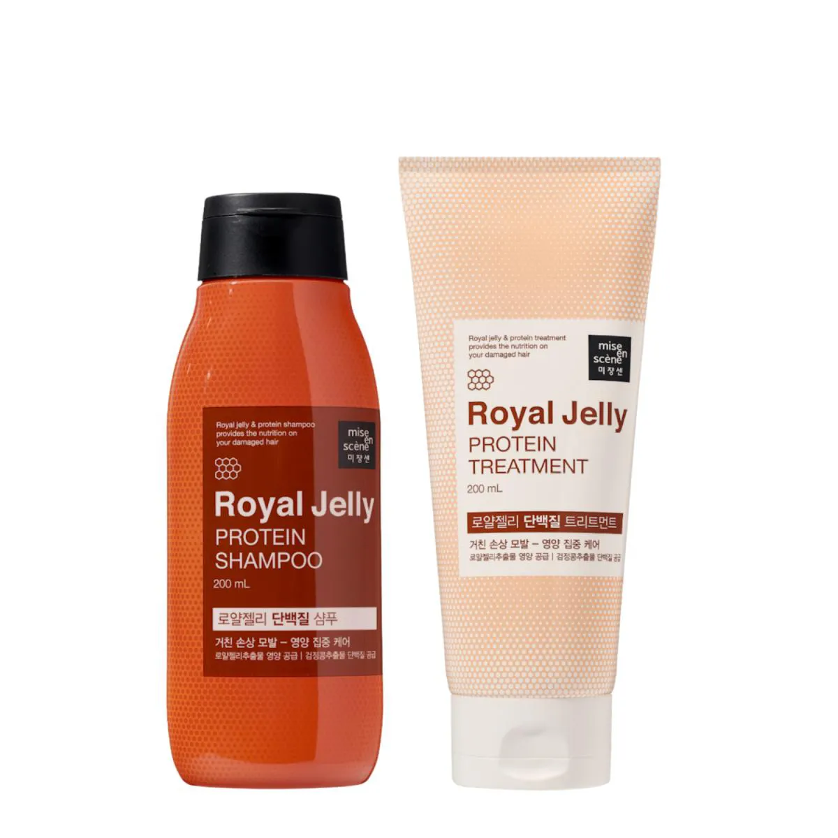 Mise En Scène Royal Jelly Protein (shampoo + Tratamento) 200ml — | Farmácia Resyla
