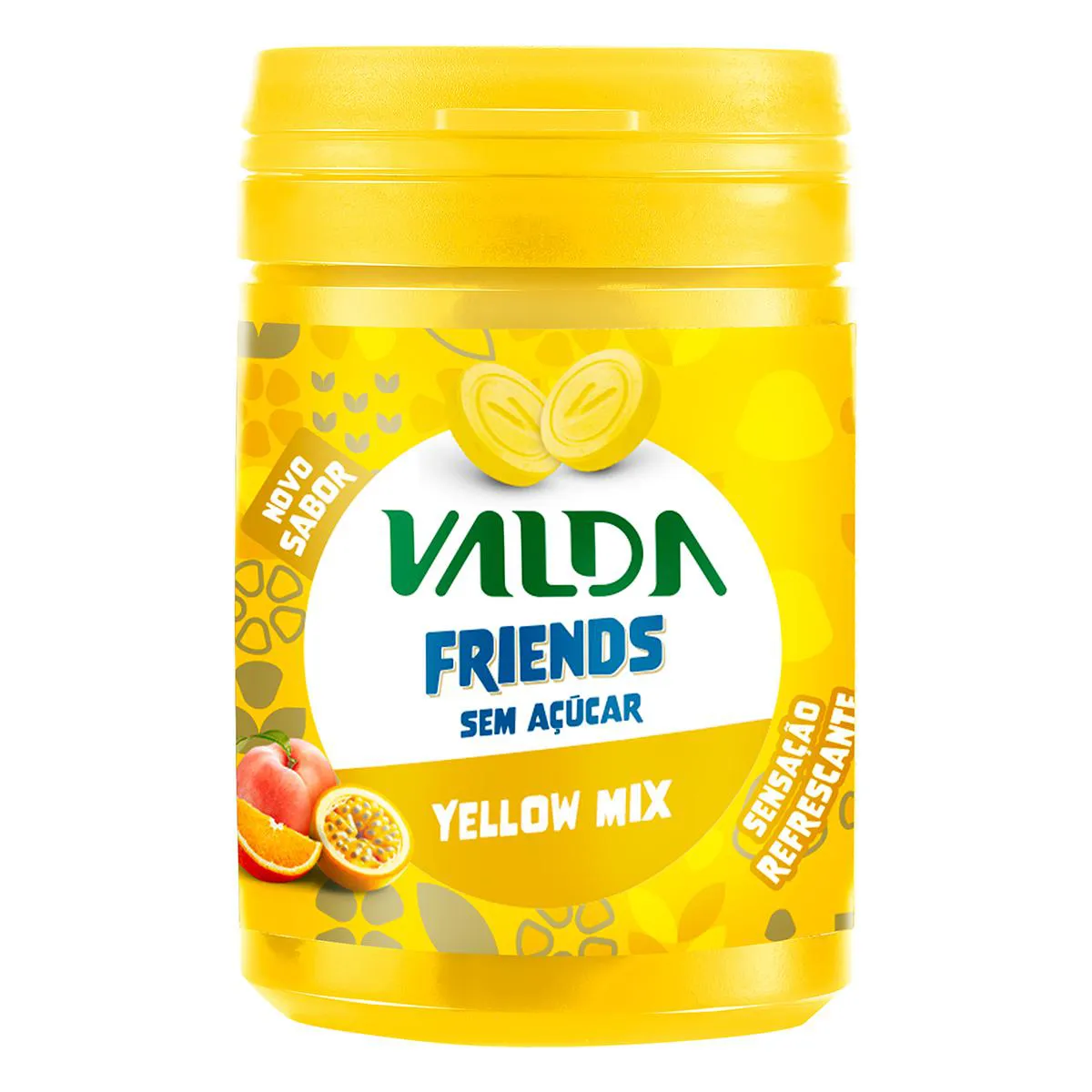 Pastilhas Valda Friends Frutas Amarelas Sem Açúcar 50g — Valda | Farmácia Resyla